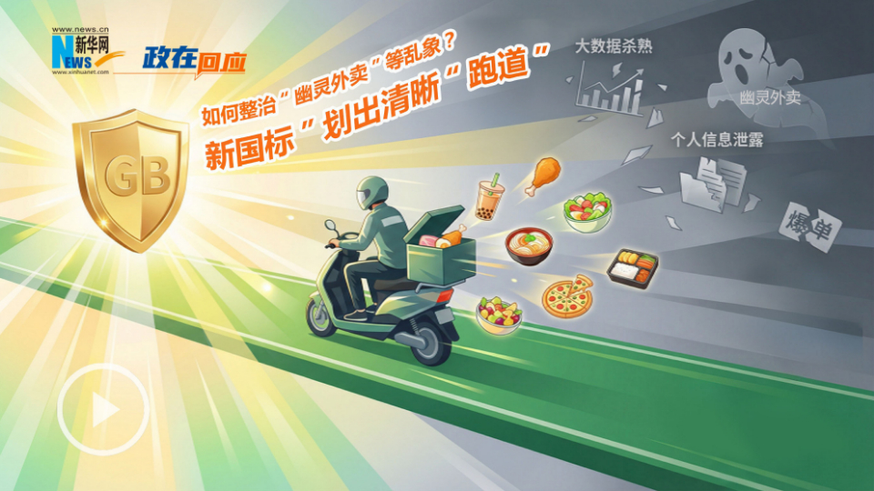 政在回應丨如何整治“幽靈外賣”等亂象？外賣“新國標”劃出清晰“跑道”