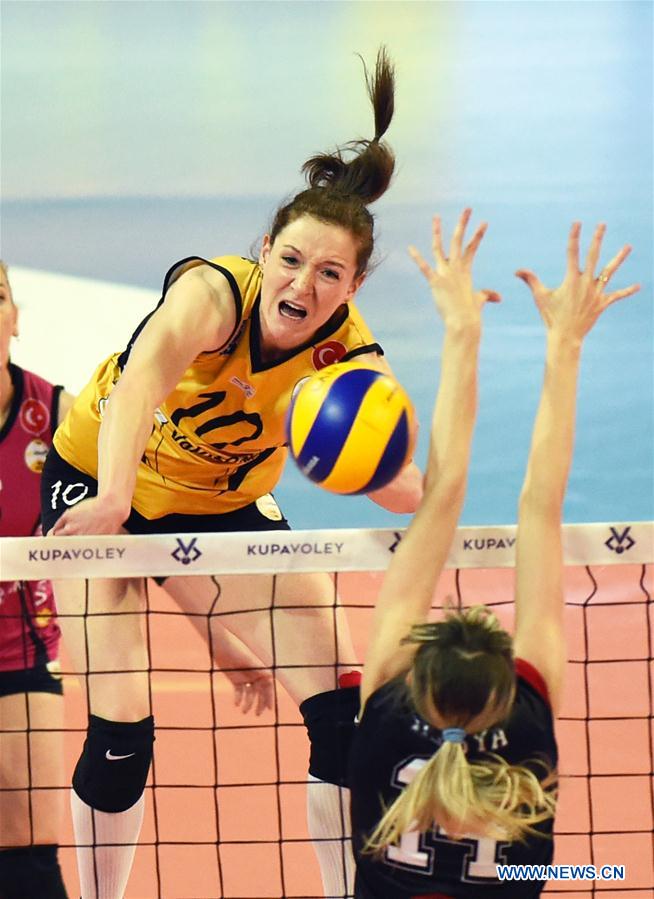 (SP)TURKEY-ANKARA-VOLLEYBALL-TURKISH CUP-QUARTER FINAL-VAKIFBANK VS KAMEROGLU BEYLIKDUZU