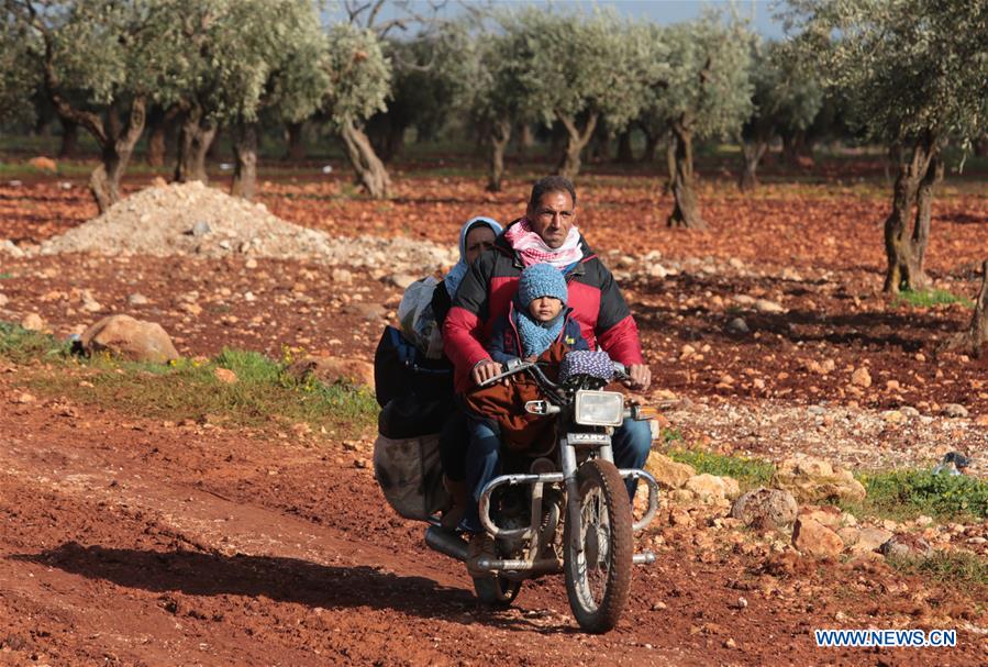 SYRIA-AFRIN-CIVILIANS-EVACUATION