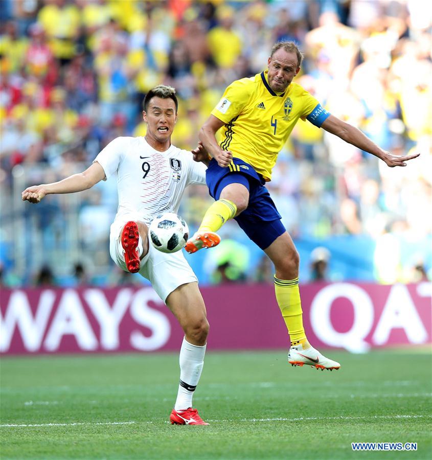 (SP)RUSSIA-NIZHNY NOVGOROD-2018 WORLD CUP-GROUP F-SWEDEN VS SOUTH KOREA
