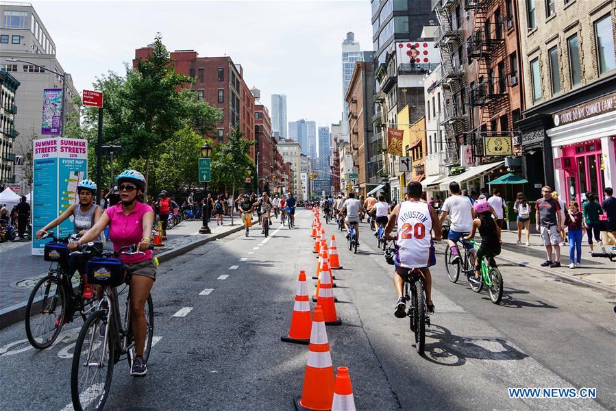 U.S.-NEW YORK-SUMMER STREETS
