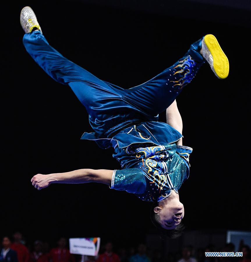 (SP)INDONESIA-JAKARTA-ASIAN GAMES-WUSHU-MEN&rsquo;S CHANGQUAN
