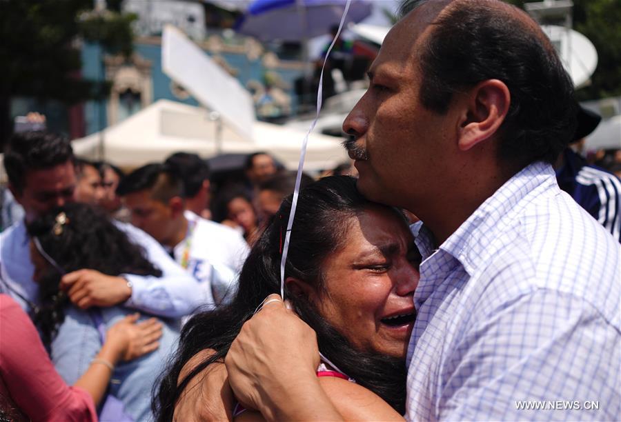 MEXICO-MEXICO CITY-COMMEMORATION-EARTHQUAKE