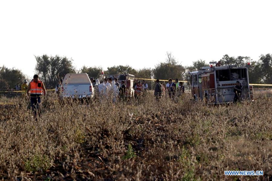 MEXICO-PUEBLA-ACCIDENT-HELICOPTER CRASH