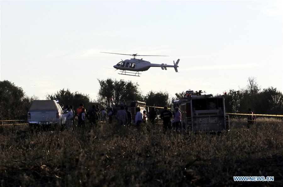 MEXICO-PUEBLA-ACCIDENT-HELICOPTER CRASH