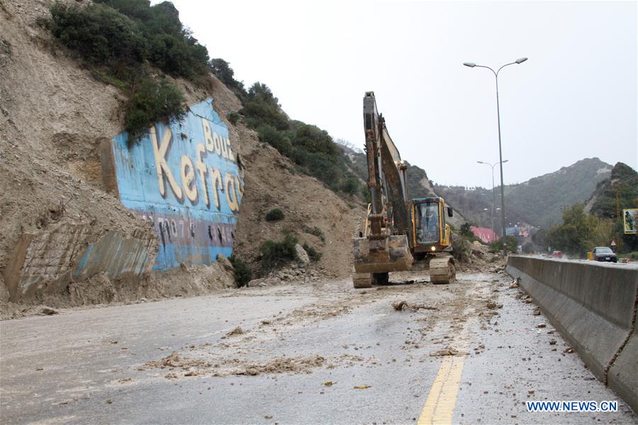 LEBANON-BATROUN-LANDSLIDE