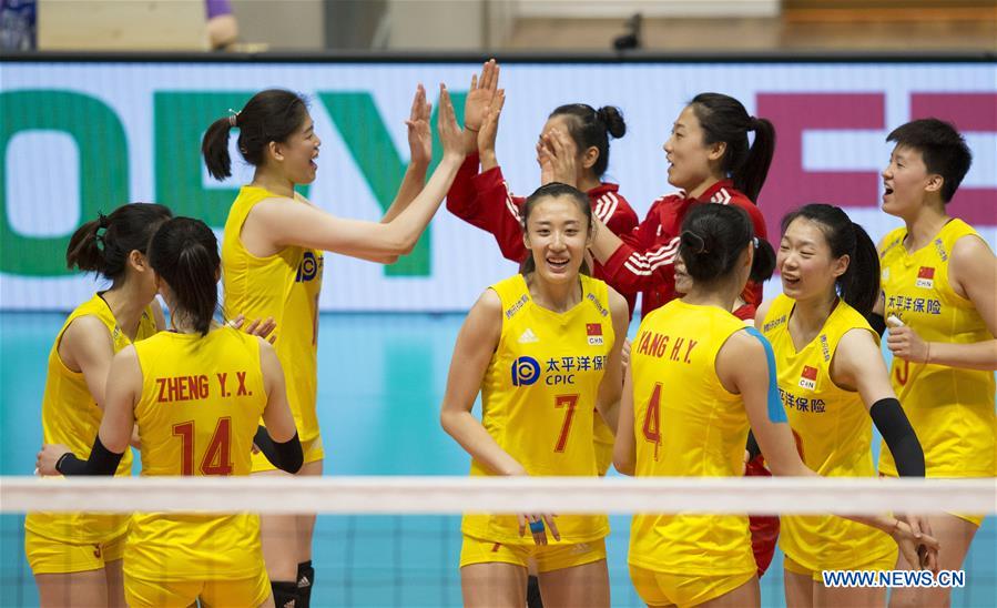 (SP)SWITZERLAND-MONTREUX-VOLLEYBALL-MASTERS WOMEN-GER VS CHN