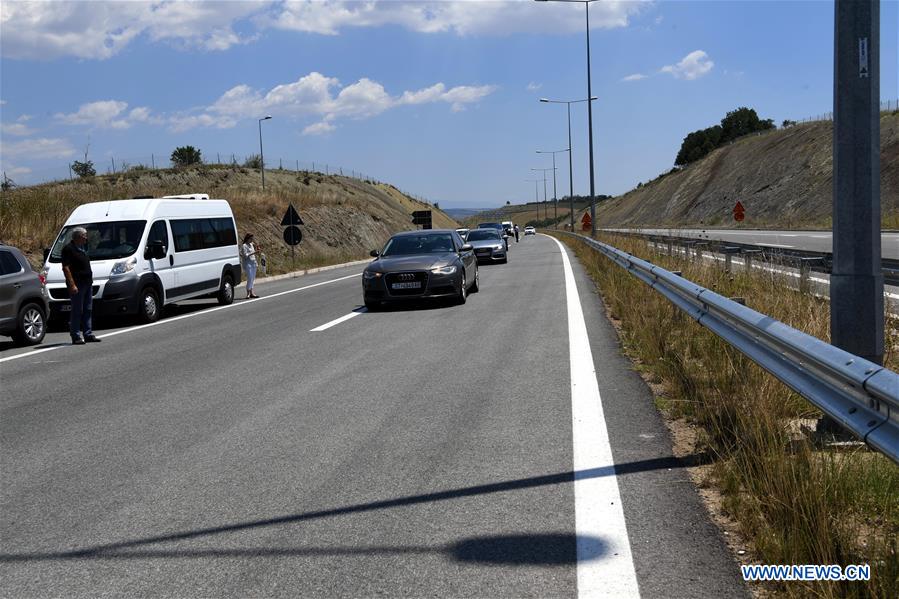 NORTH MACEDONIA-NEW HIGHWAY SECTION-OPENING