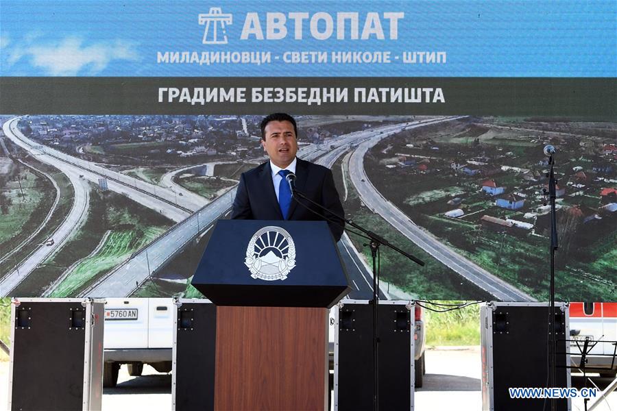 NORTH MACEDONIA-NEW HIGHWAY SECTION-OPENING