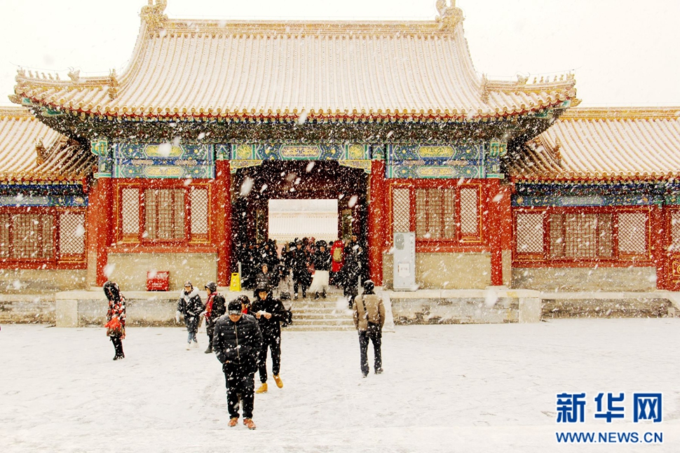 雪中漫游紫禁城