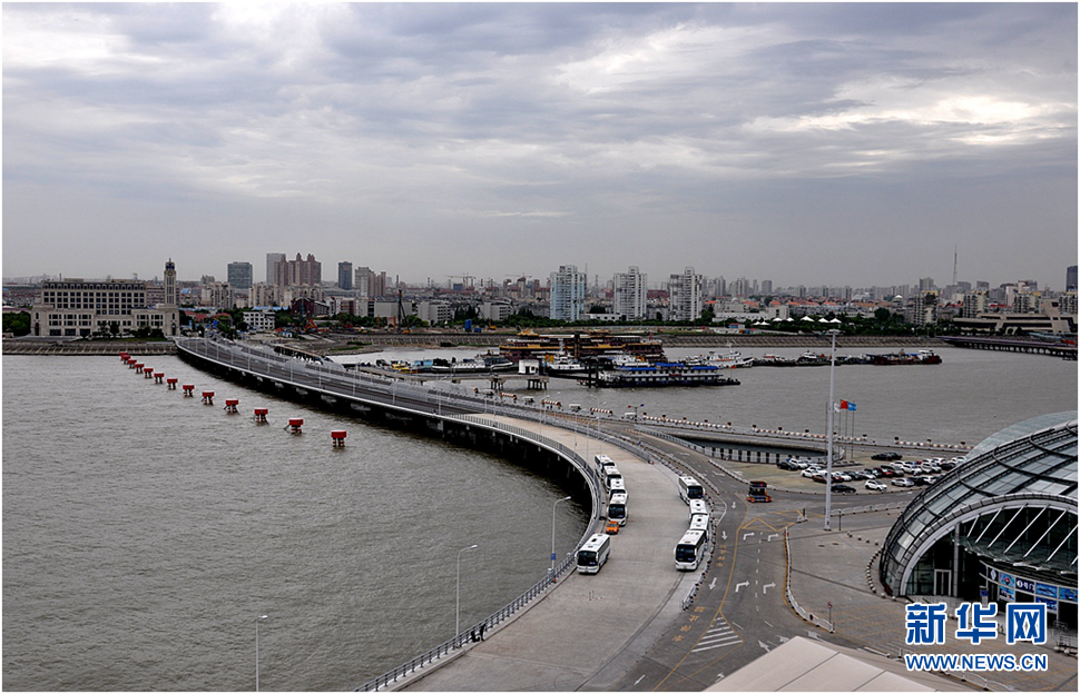 上海吳淞國(guó)際郵輪港鳥瞰