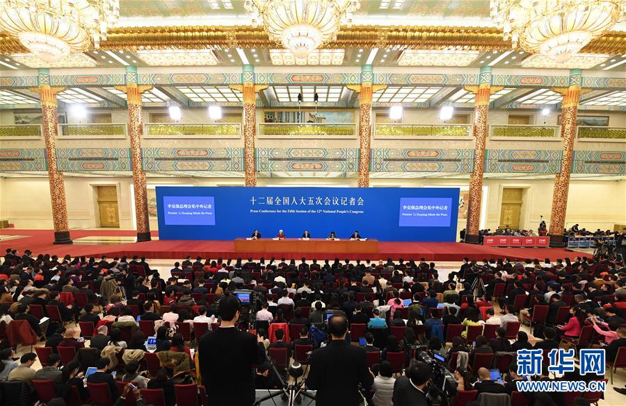 （兩會&middot;總理記者見面）（6）李克強(qiáng)總理與中外記者見面 