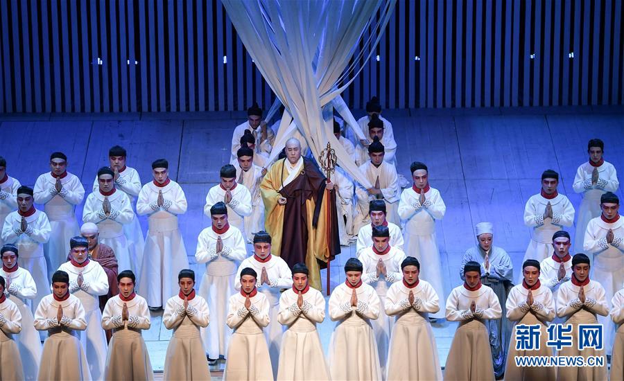 (文化)(1)史詩歌劇《鑒真東渡》在臺灣新北上演 (文化)(1)史詩歌劇《鑒真東渡》在臺灣新北上演