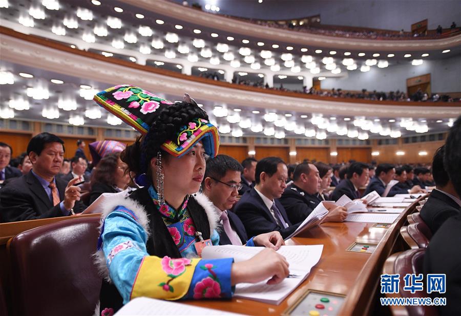 （兩會(huì)&middot;XHDW）（13）十三屆全國(guó)人大一次會(huì)議舉行第二次全體會(huì)議