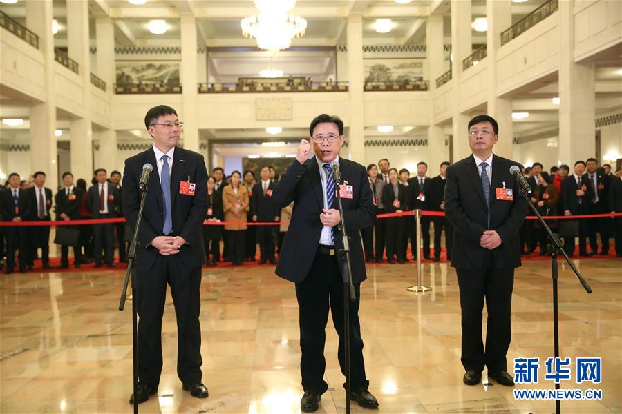 （兩會&middot;XHDW）（10）全國人大代表接受采訪