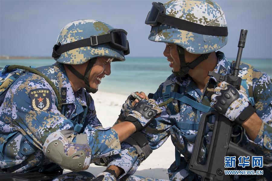 （壯麗70年&middot;奮斗新時(shí)代&middot;新華全媒頭條&middot;圖文互動(dòng)）（7）&ldquo;你在我的航程上，我在你的視線里&rdquo;&mdash;&mdash;走進(jìn)海軍西沙中建島官兵的五彩世界