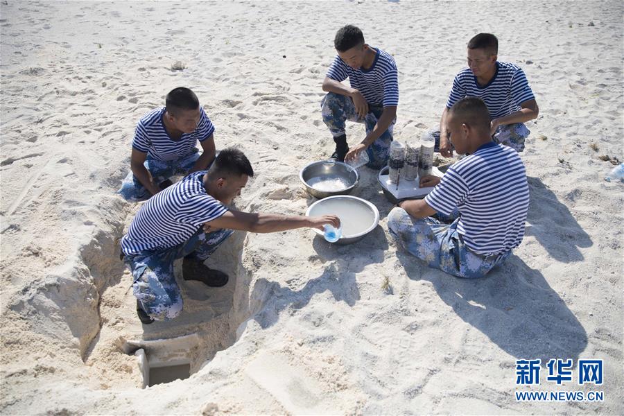（壯麗70年&middot;奮斗新時(shí)代&middot;新華全媒頭條&middot;圖文互動(dòng)）（8）&ldquo;你在我的航程上，我在你的視線里&rdquo;&mdash;&mdash;走進(jìn)海軍西沙中建島官兵的五彩世界