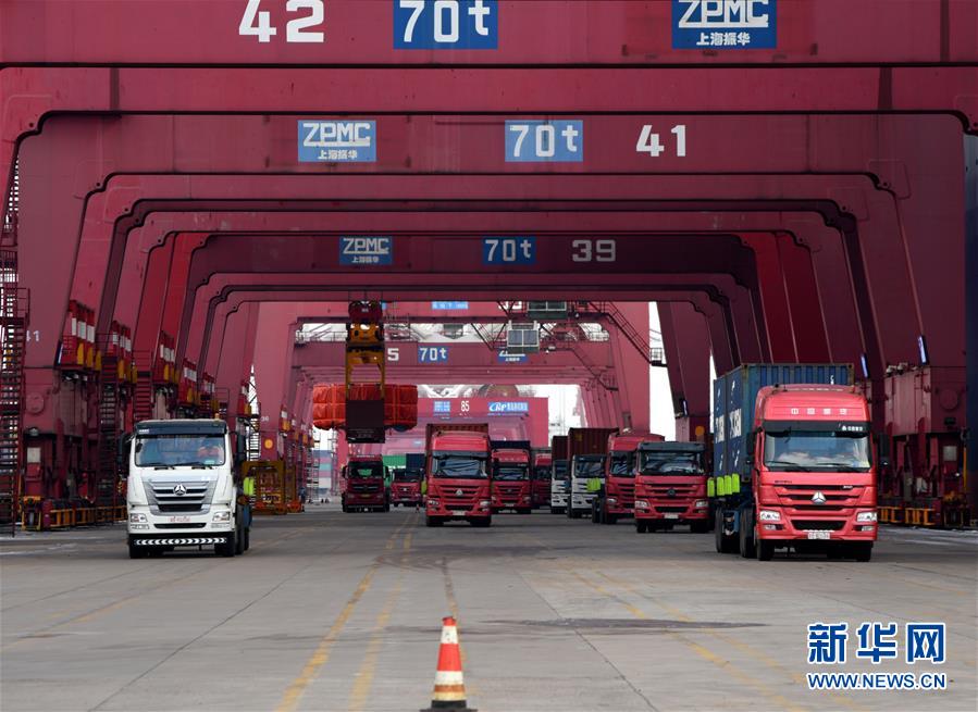 （圖文互動）（2）海港轉運不停歇　整體運能待釋放&mdash;&mdash;沿海主要港口生產見聞