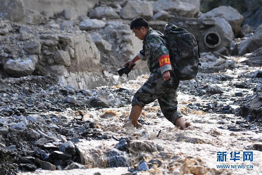 （防汛抗洪&middot;圖文互動(dòng)）（12）七夕前夜，為莫諾村架起&ldquo;生命之橋&rdquo;