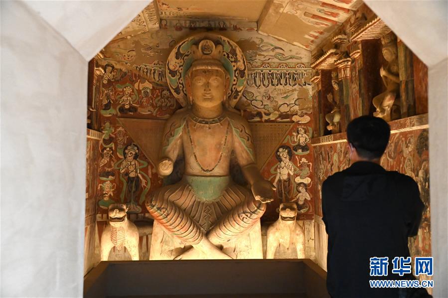 (圖文互動(dòng))(1)中國(guó)三大石窟在河南洛陽(yáng)首次聯(lián)袂開展