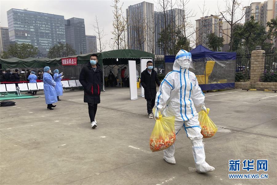 (聚焦疫情防控·圖文互動)(1)成都核酸檢測累計采樣73.9萬人