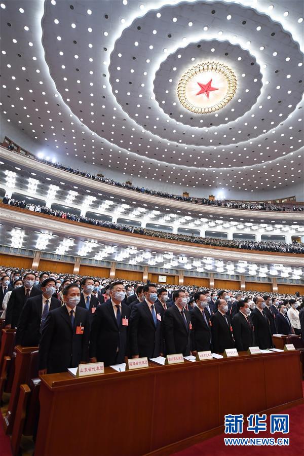 （兩會(huì)&middot;人大開(kāi)幕&middot;XHDW）（4）十三屆全國(guó)人大三次會(huì)議在京開(kāi)幕