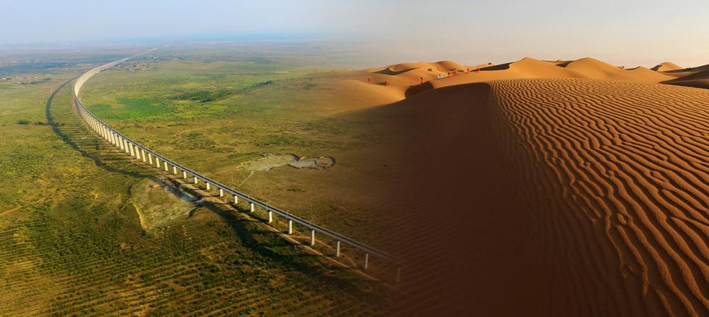 【高清圖集】&ldquo;昨日荒沙地，今日聚寶盆&rdquo;
