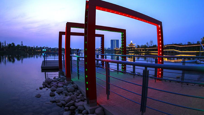 江蘇泰興：生態(tài)修復(fù) &ldquo;詩化&rdquo;岸線