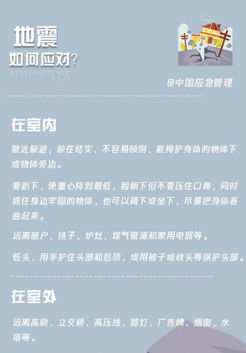 地震如何應對？