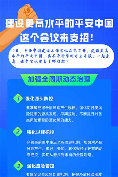 建設(shè)更高水平的平安中國 這個會議來支招！