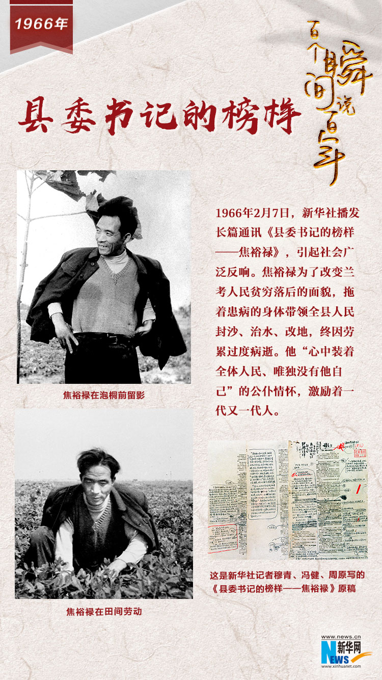 1966，縣委書記的榜樣