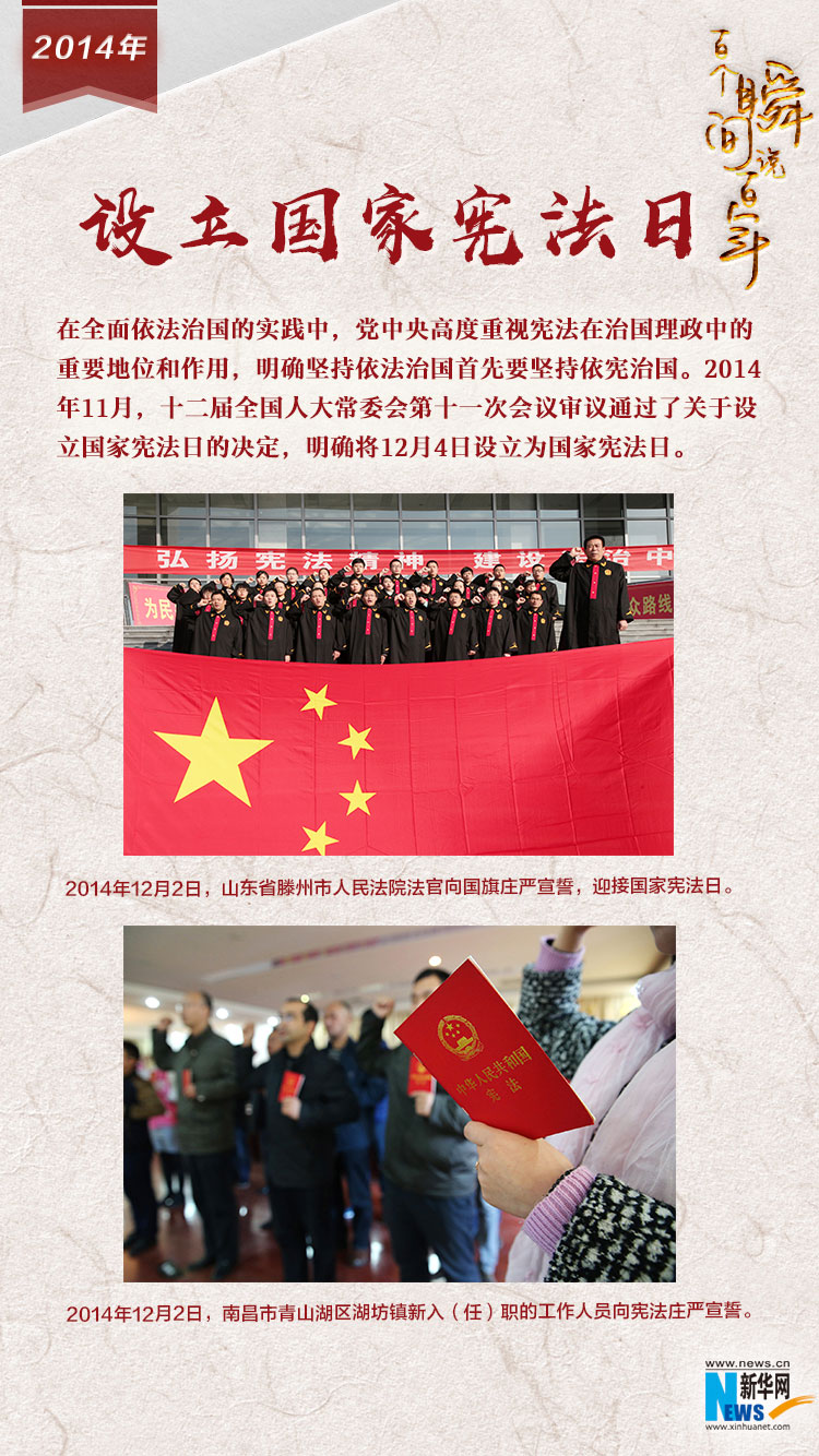 2014，設(shè)立國家憲法日