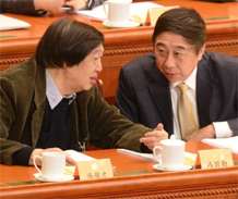 馮鞏、馮驥才出席政協(xié)全體會(huì)議