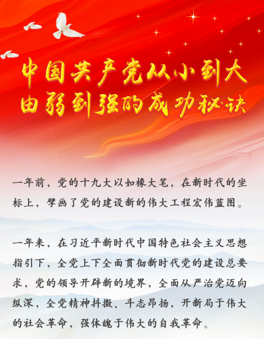 中國共產(chǎn)黨從小到大、由弱到強的成功秘訣