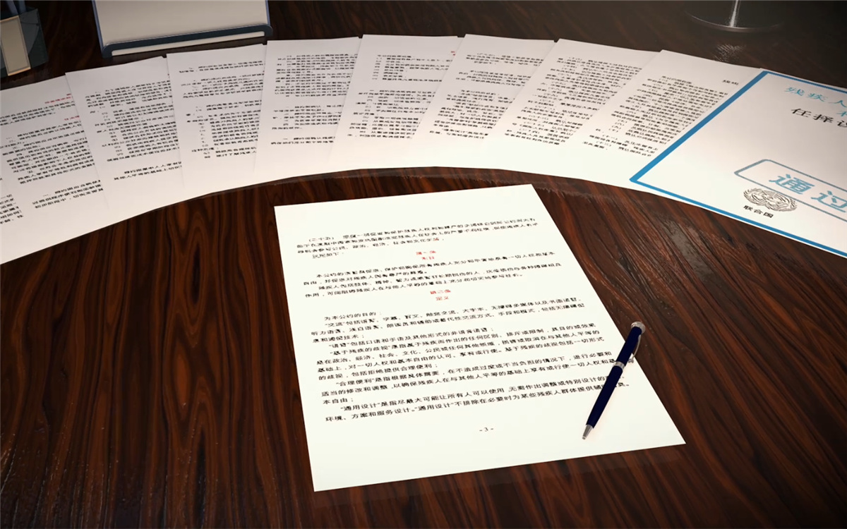 2006年12月，《殘疾人權(quán)利公約》在聯(lián)合國大會獲得通過