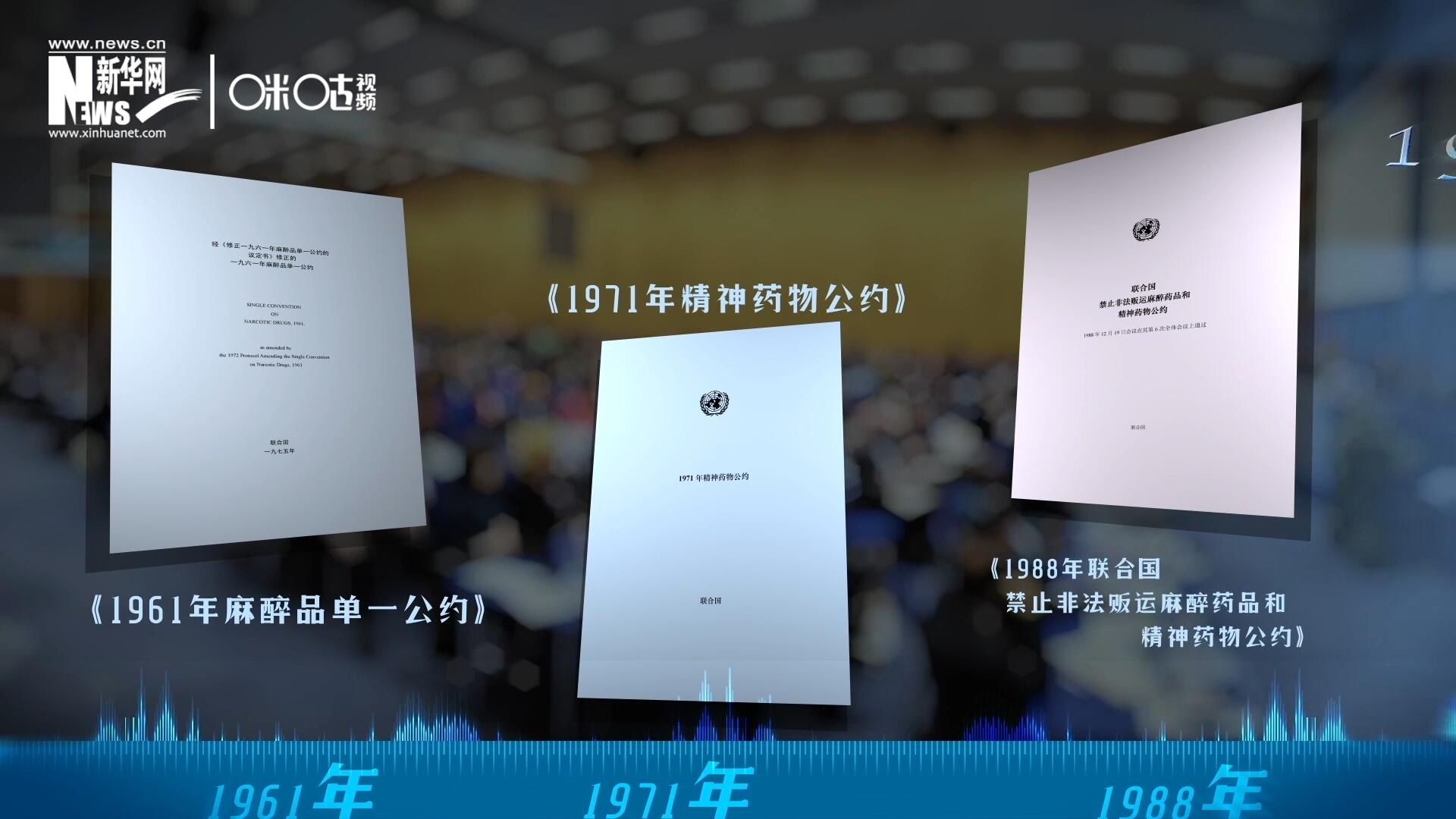 當前國際社會所共同遵循的三大國際禁毒公約，分別在1961年、1971年和1988年 由聯(lián)合國牽頭締結(jié)。
