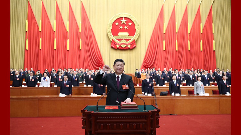 習(xí)近平當(dāng)選國家主席、中央軍委主席