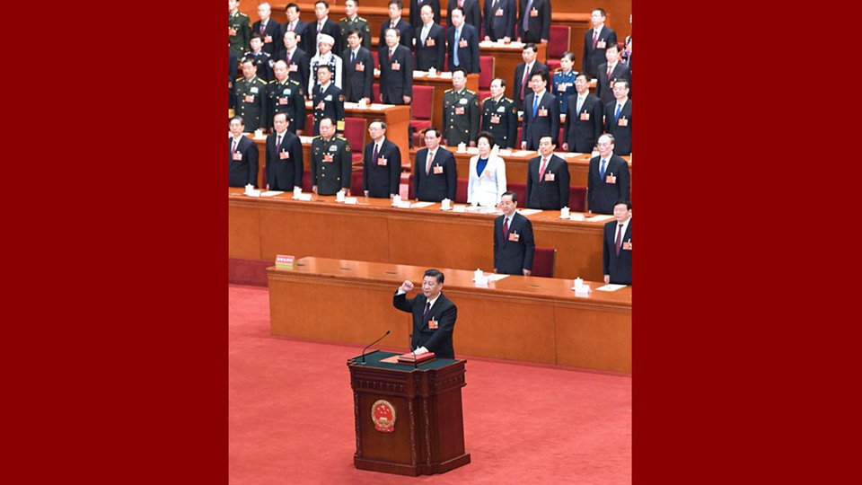 習(xí)近平當(dāng)選國家主席、中央軍委主席