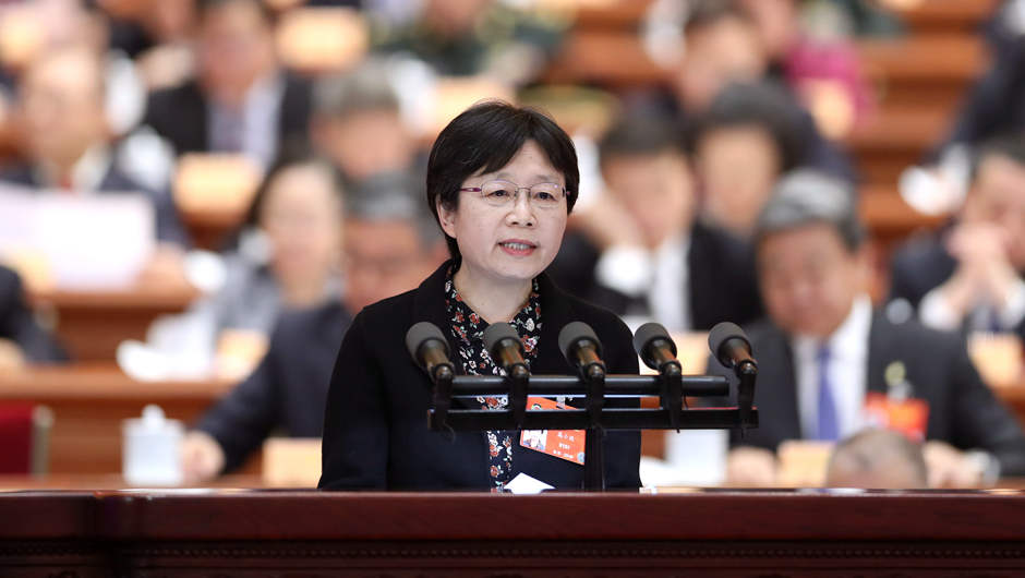 民革中央副主席、上海市委會(huì)主委，上海市人大常委會(huì)副主任 高小玫