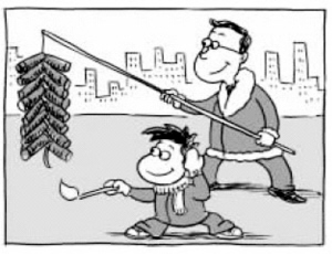 春節(jié)若遇霧霾，煙花怎么放？