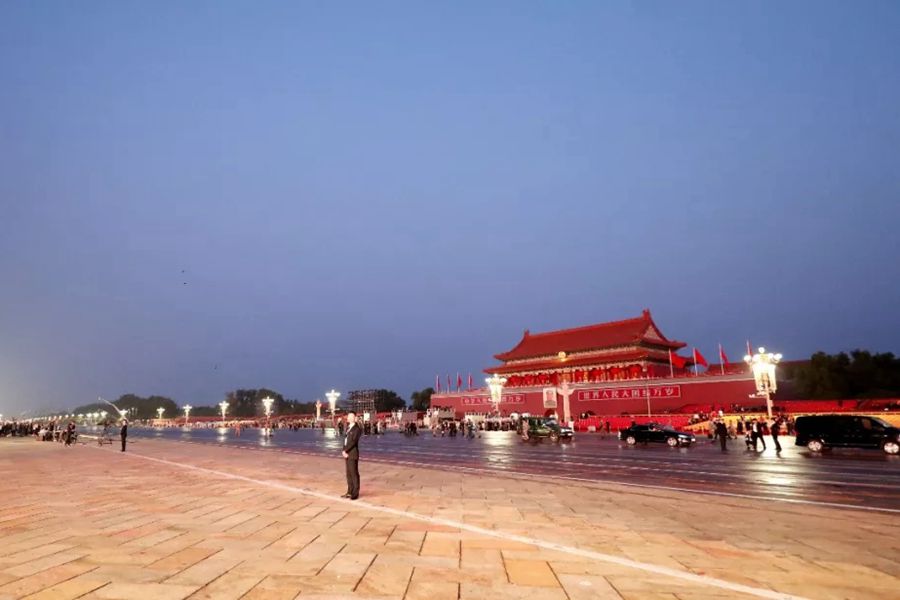 這就是今天早上的北京！