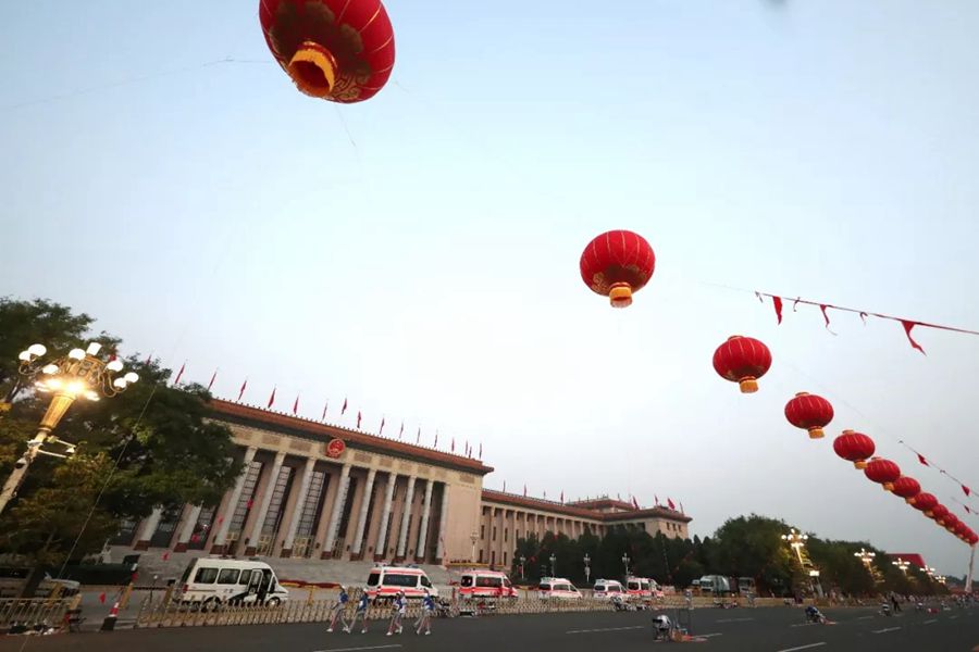 這就是今天早上的北京！