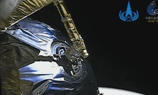 &ldquo;天問一號(hào)&rdquo;探測(cè)器火星捕獲過程影像來了！