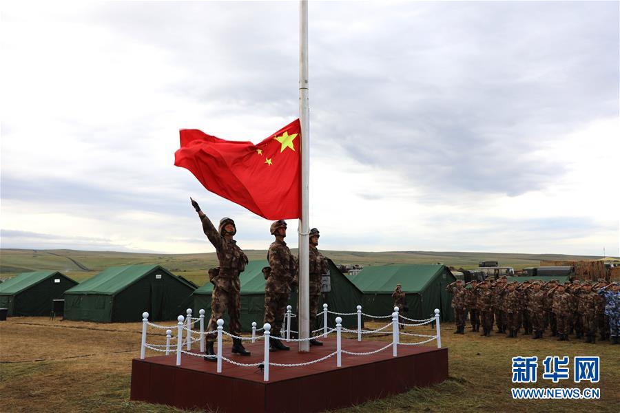 (國(guó)際·圖文互動(dòng))(8)“東方-2018”戰(zhàn)略演習(xí)中俄聯(lián)合戰(zhàn)役演練正式開始