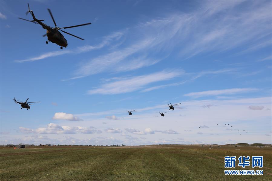 (國(guó)際·圖文互動(dòng))(6)“東方-2018”戰(zhàn)略演習(xí)中俄聯(lián)合戰(zhàn)役演練正式開始