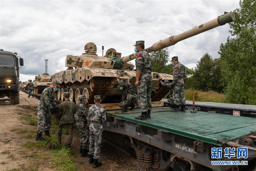 (國際)(5)我軍赴俄參加“國際軍事比賽-2020”裝備運(yùn)抵比賽場(chǎng)地