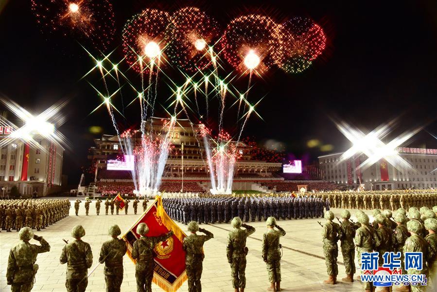(國際)(5)朝鮮舉行閱兵式慶祝勞動黨建黨75周年