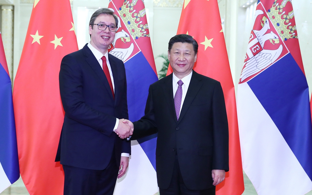 習近平會見塞爾維亞總理、當選總統(tǒng)武契奇