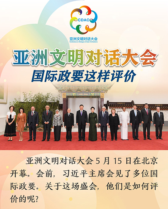 亞洲文明對話大會，國際政要這樣評價