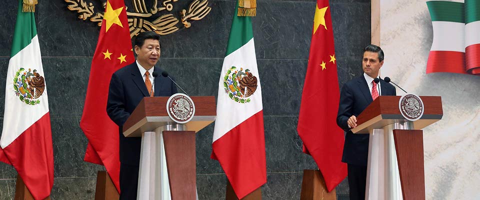 2013年6月，中墨元首共同會(huì)見(jiàn)記者